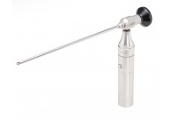 Rigid borescope for gun barrel interior inspection