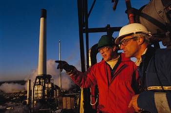 Energy and mining enterprise inspection with industrial endoscope